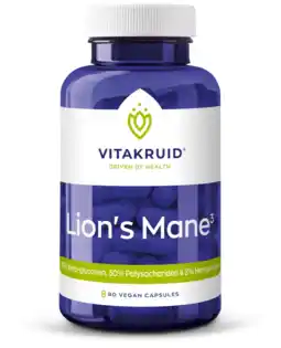 De Online Drogist Vitakruid Lions Mane³ Capsules aanbieding