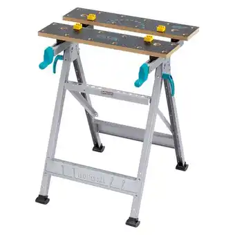 Praxis Wolfcraft universele werkbank Master 200 64,5x80x30cm aanbieding
