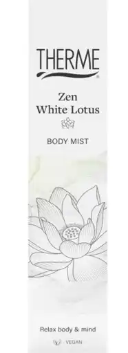 De Online Drogist Therme Zen White Lotus Body Mist aanbieding
