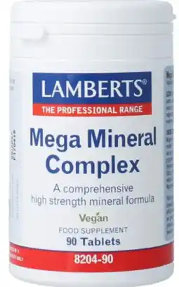 De Online Drogist Lamberts Mega Mineral Complex Tabletten aanbieding