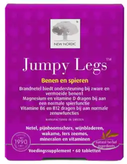 De Online Drogist New Nordic Jumpy Legs Benen en Spieren Tabletten aanbieding