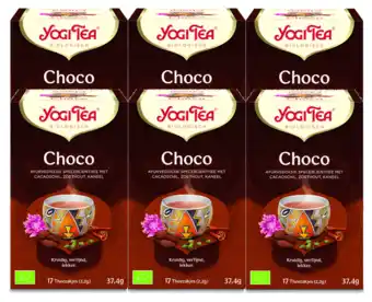 De Online Drogist Yogi Tea Choco Voordeelverpakking aanbieding