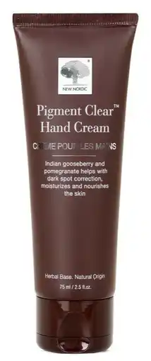 De Online Drogist New Nordic Pigment Clear Hand Cream aanbieding