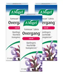 De Online Drogist A.Vogel Famosan Salvia Overgang Sterk** Tabletten Multiverpakking aanbieding