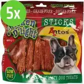 Bol.com Antos Chicken D'Light Sticks Kip - hondensnack - 400 gram - 5 Zakken aanbieding