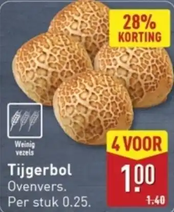 ALDI Tijgerbol aanbieding