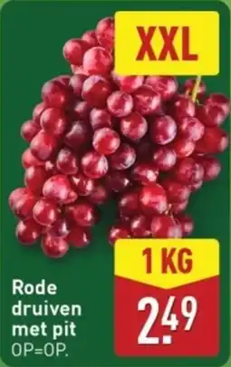 ALDI Rode druiven met pit aanbieding