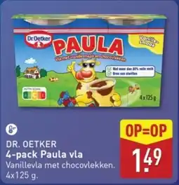 ALDI Dr. Oetker Paula vla aanbieding