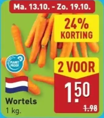 ALDI Wortels aanbieding