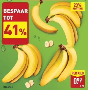ALDI Bananen aanbieding