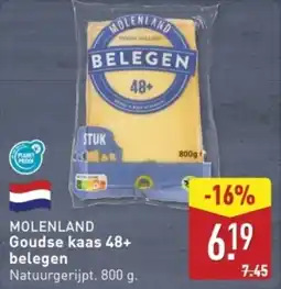 ALDI Molenland Goudse kaas 48+ Belegen aanbieding