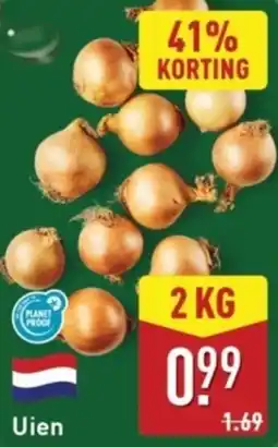 ALDI Uien aanbieding
