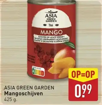 ALDI Asia green garden Mangoschijven aanbieding