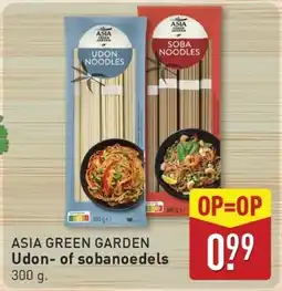 ALDI Asia green garden Udon of sobanoedels aanbieding