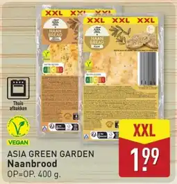ALDI Asia green garden Naanbrood aanbieding