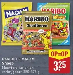 ALDI Haribo of Maoam Snoep aanbieding