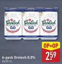 ALDI Grolsch 0.0% aanbieding
