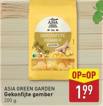 ALDI Asia green garden Gekonfijte gember aanbieding