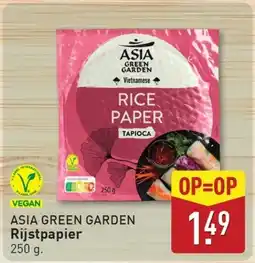 ALDI Asia green garden Rijstpapier aanbieding