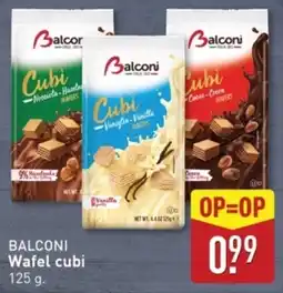 ALDI Balconi Wafel Cubi aanbieding