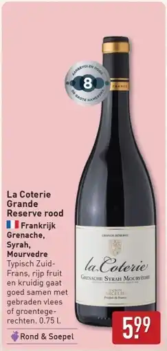 ALDI La Coterie Grande Reserve rood aanbieding
