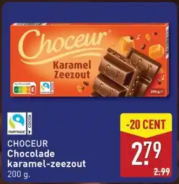ALDI Choceur Chocolade karamel-zeezout aanbieding