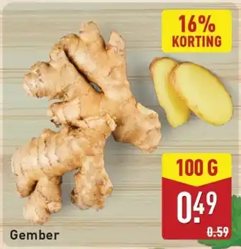 ALDI Gember aanbieding