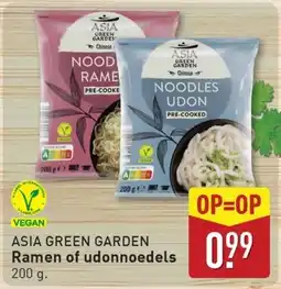 ALDI Asia green garden Ramen of udonnoedels aanbieding