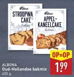 ALDI Albona Oud Hollandse Bakmix aanbieding