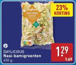 ALDI Daglicious Nasi-bamigroenten aanbieding