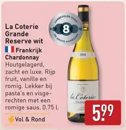 ALDI La Coterie Grande Reserve wit aanbieding