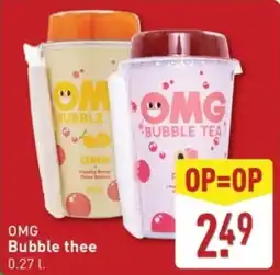 ALDI OMG Bubble thee aanbieding