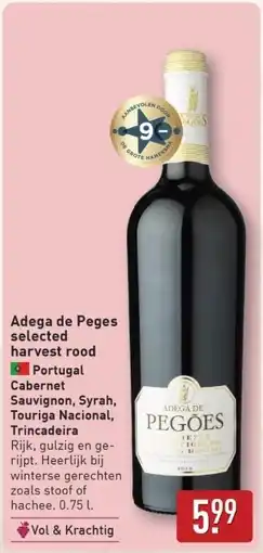 ALDI Adega de Peges selected harvest rood aanbieding