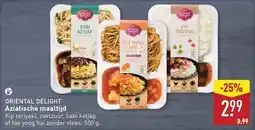 ALDI Oriental delight Aziatische maaltijd aanbieding