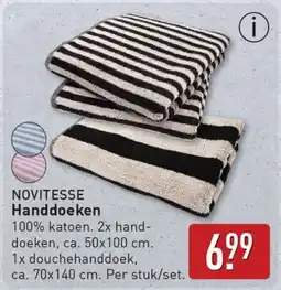 ALDI Novitesse Handdoeken aanbieding