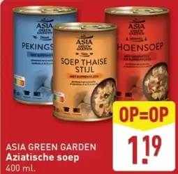 ALDI Asia green garden Aziatische soep aanbieding