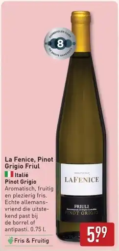 ALDI La Fenice, Pinot Grigio Friul aanbieding
