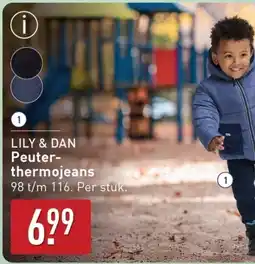 ALDI LILY & DAN Peuter-thermo jeans aanbieding