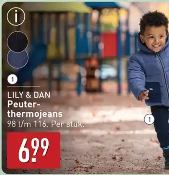 ALDI LILY & DAN Peuter-thermo jeans aanbieding