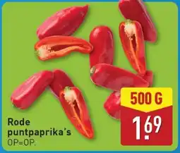 ALDI Rode puntpaprika's aanbieding