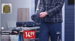 ALDI Topcraft Thermo werkoverhemd aanbieding