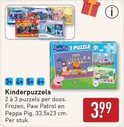 ALDI Kinderpuzzels aanbieding
