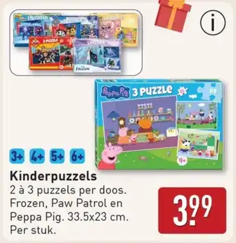 ALDI Kinderpuzzels aanbieding