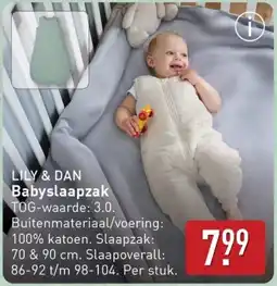 ALDI LILY & DAN Babyslaapzak aanbieding