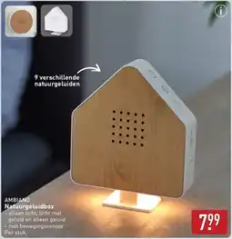 ALDI Ambiano Natuurgeluidbox aanbieding