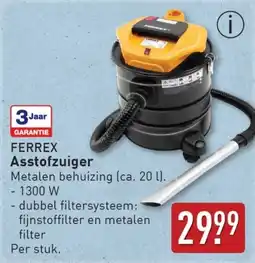 ALDI Ferrex Asstofzuiger aanbieding