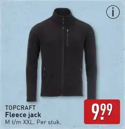 ALDI Topcraft Fleece jack aanbieding