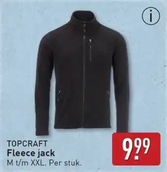 ALDI Topcraft Fleece jack aanbieding