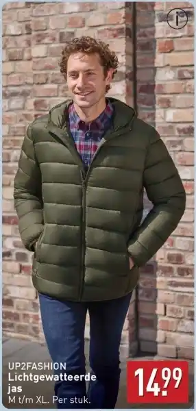 ALDI Up2fashion Lichtgewatteerde jas aanbieding