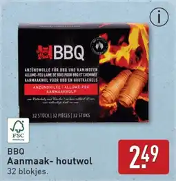 ALDI BBQ Aanmaakhoutwol aanbieding